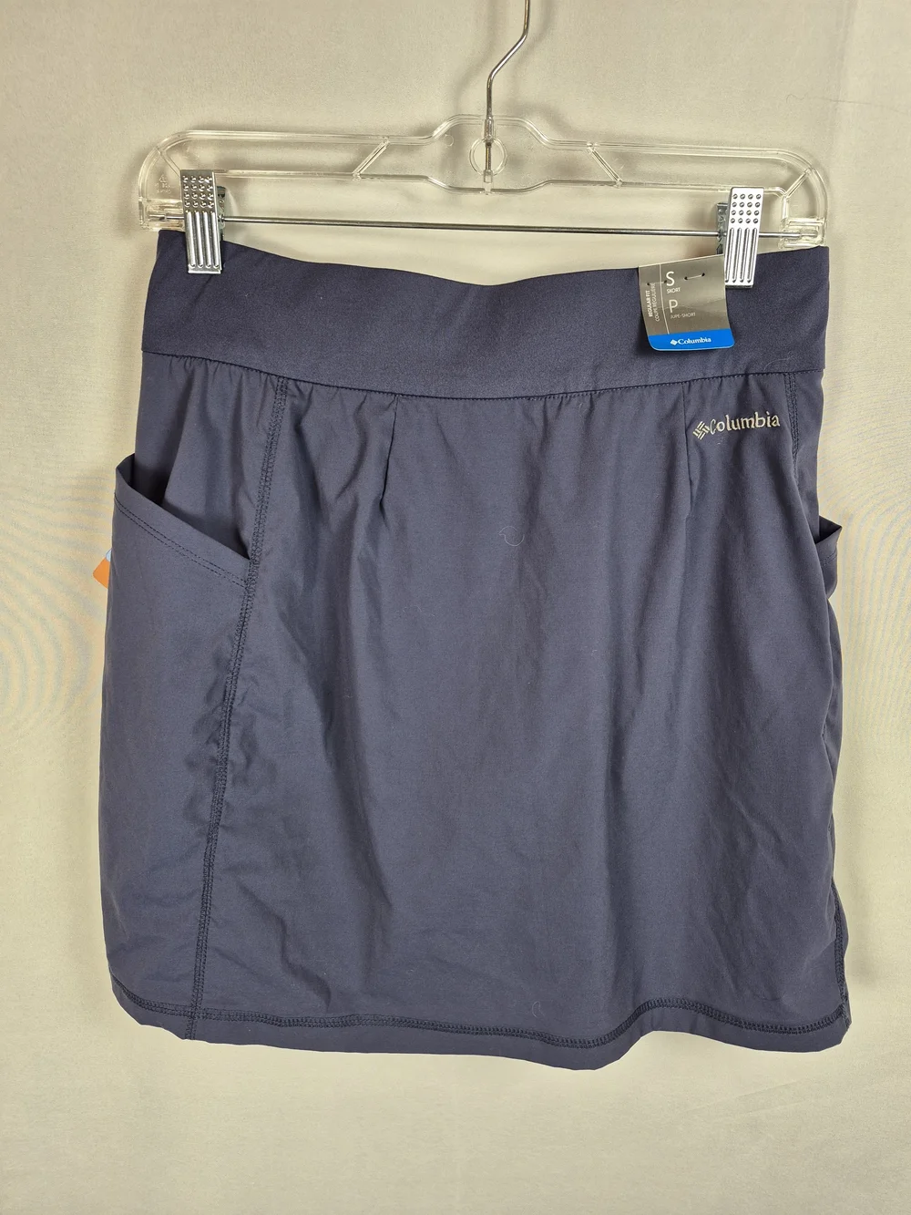Columbia Slate Blue Active Skort with Side Pockets Omni-shade Size S